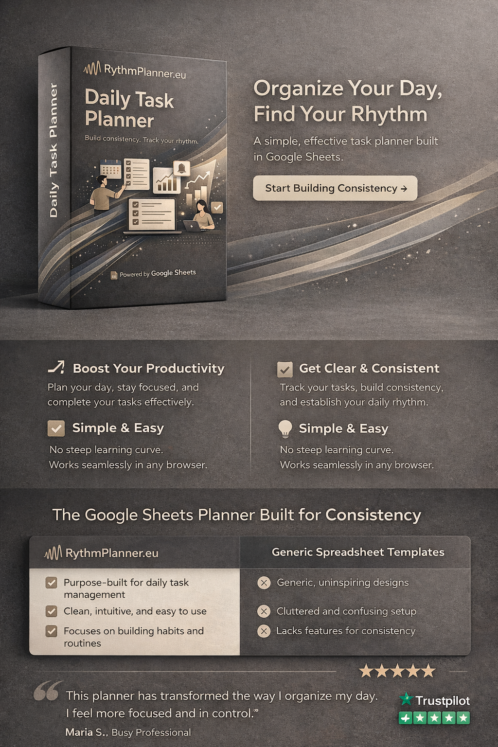 Rhythm Daily Task Planner